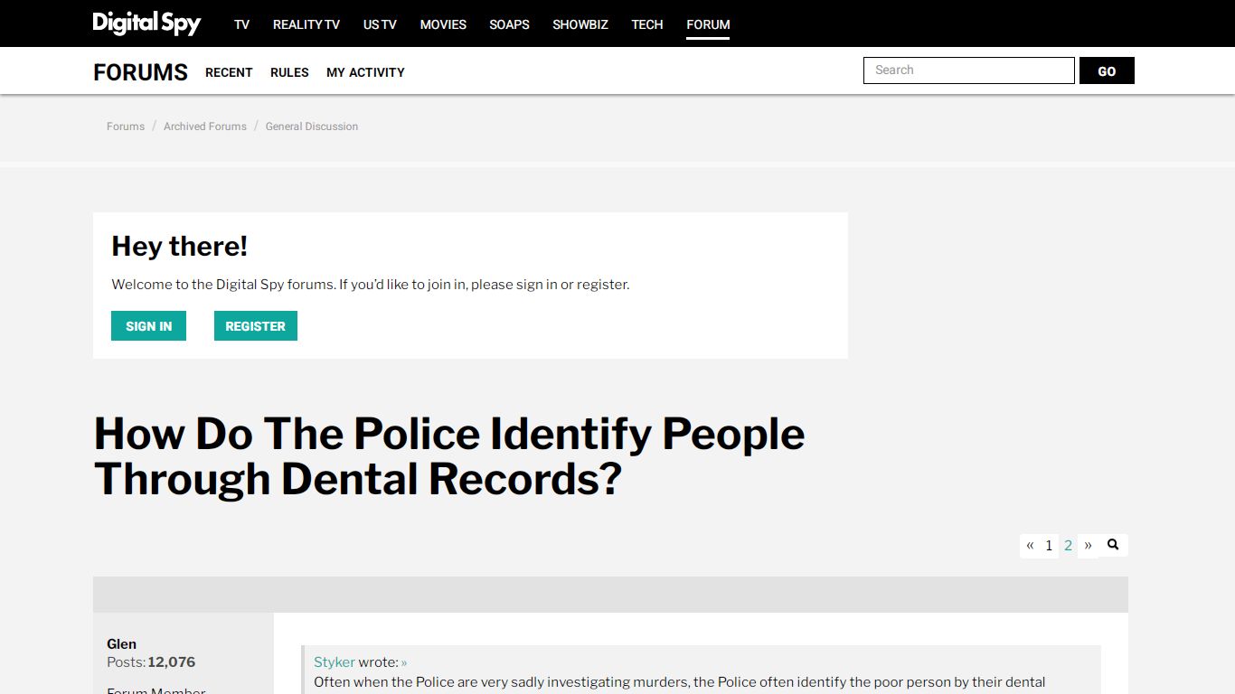 How Do The Police Identify People Through Dental Records?